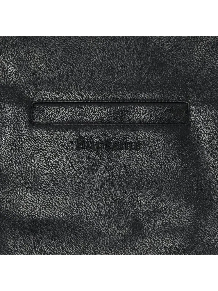 Жилет Supreme x Toy Machine Faux Leather Vest — изображение 3 из 3, черный