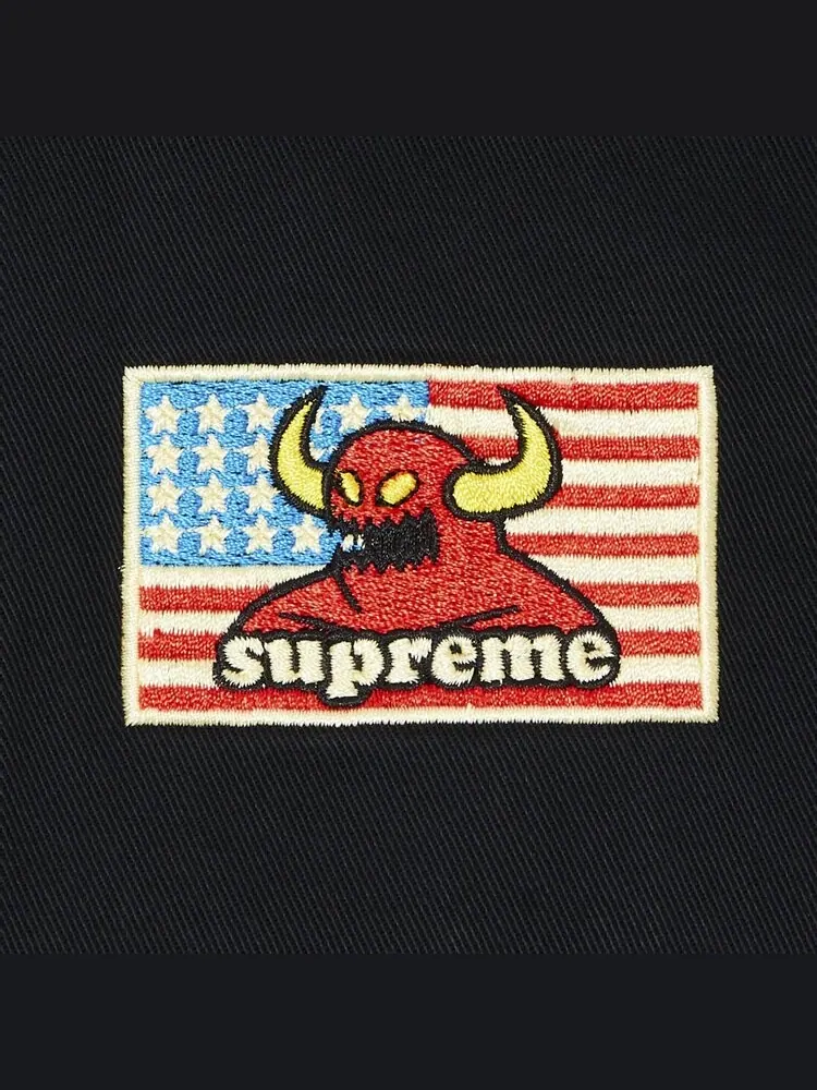 Куртка Supreme x Toy Machine Harrington 'Black' — изображение 3 из 3, черный