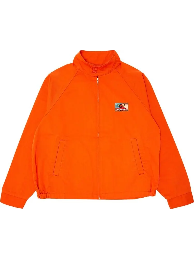 Куртка Supreme x Toy Machine Harrington 'Bright Orange' — изображение 1 из 3, оранжевый