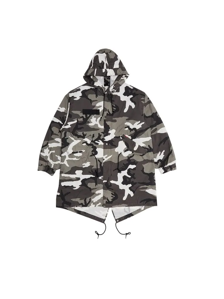 Парка Supreme Futura Fishtail Parka — изображение 1 из 3, снежный камуфляж