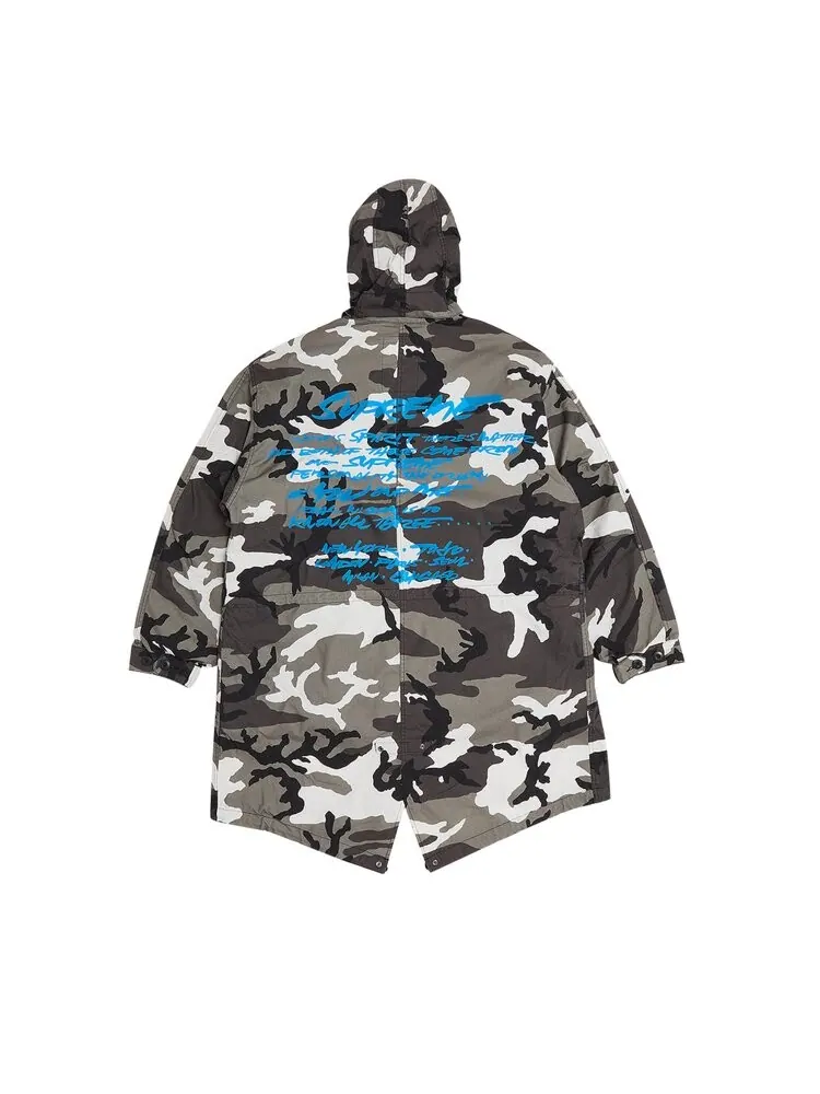 Парка Supreme Futura Fishtail Parka — изображение 2 из 3, снежный камуфляж