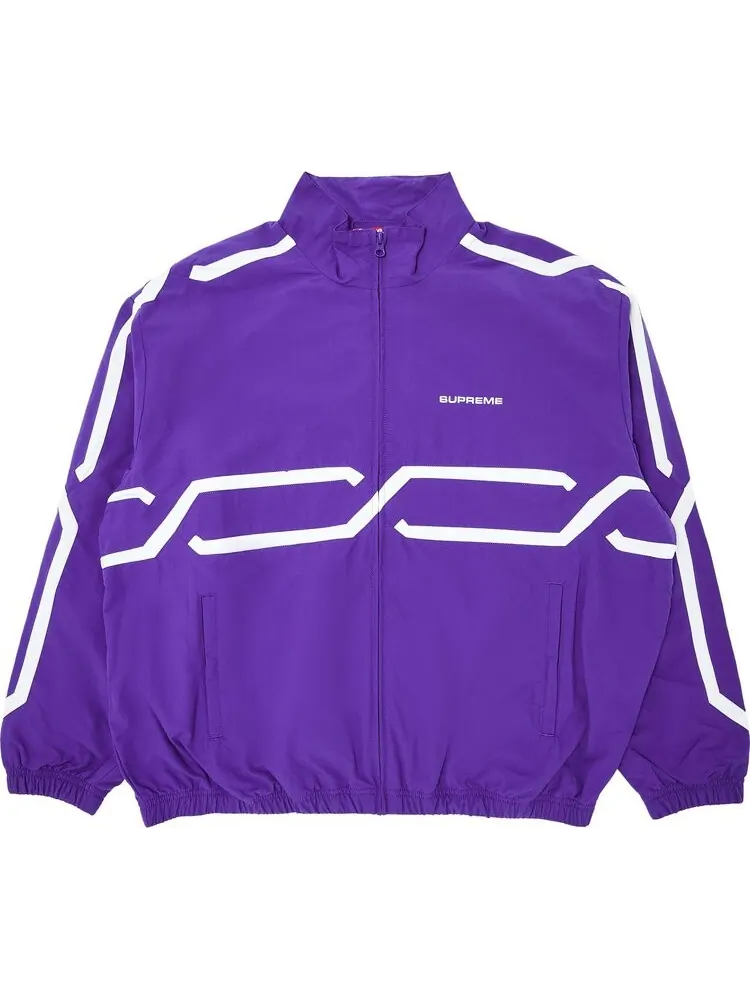 Спортивная куртка Supreme Inset Link 'Purple' — изображение 1 из 3, фиолетовый