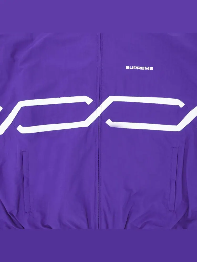 Спортивная куртка Supreme Inset Link 'Purple' — изображение 3 из 3, фиолетовый