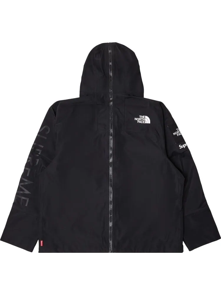 Куртка Supreme x The North Face Split Taped Seam Shell 'Black' — изображение 2 из 3, черный