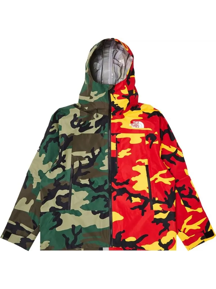 Куртка Supreme x The North Face Split Taped Seam Shell 'Camo' — изображение 1 из 3, мульти