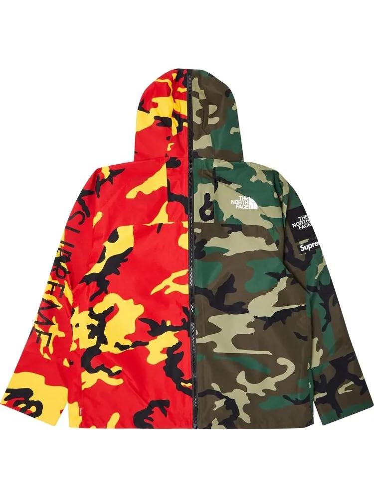 Куртка Supreme x The North Face Split Taped Seam Shell 'Camo' — изображение 2 из 3, мульти
