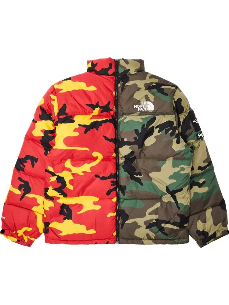Куртка Supreme x The North Face Split Nuptse 'Camo' — изображение 2 из 3, мульти