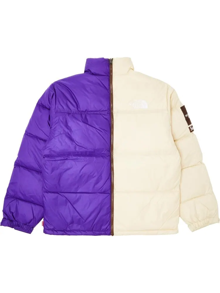 Куртка Supreme x The North Face Split Nuptse 'Tan' — изображение 2 из 3, загар