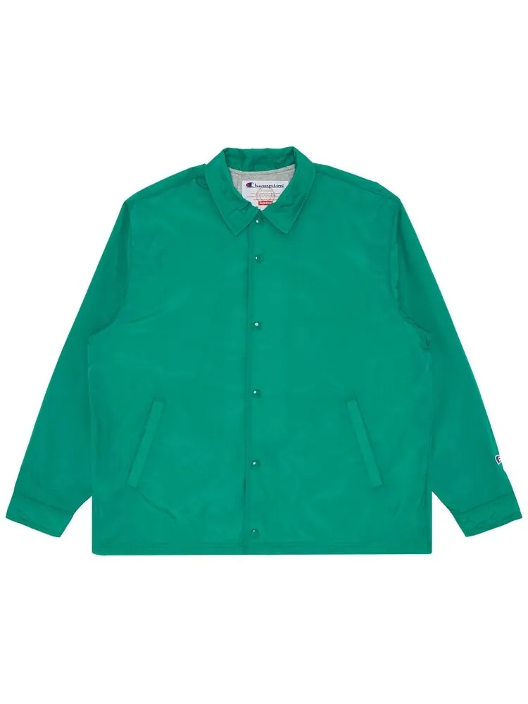 Куртка Supreme x Champion Coaches Jacket — изображение 1 из 3, зеленый