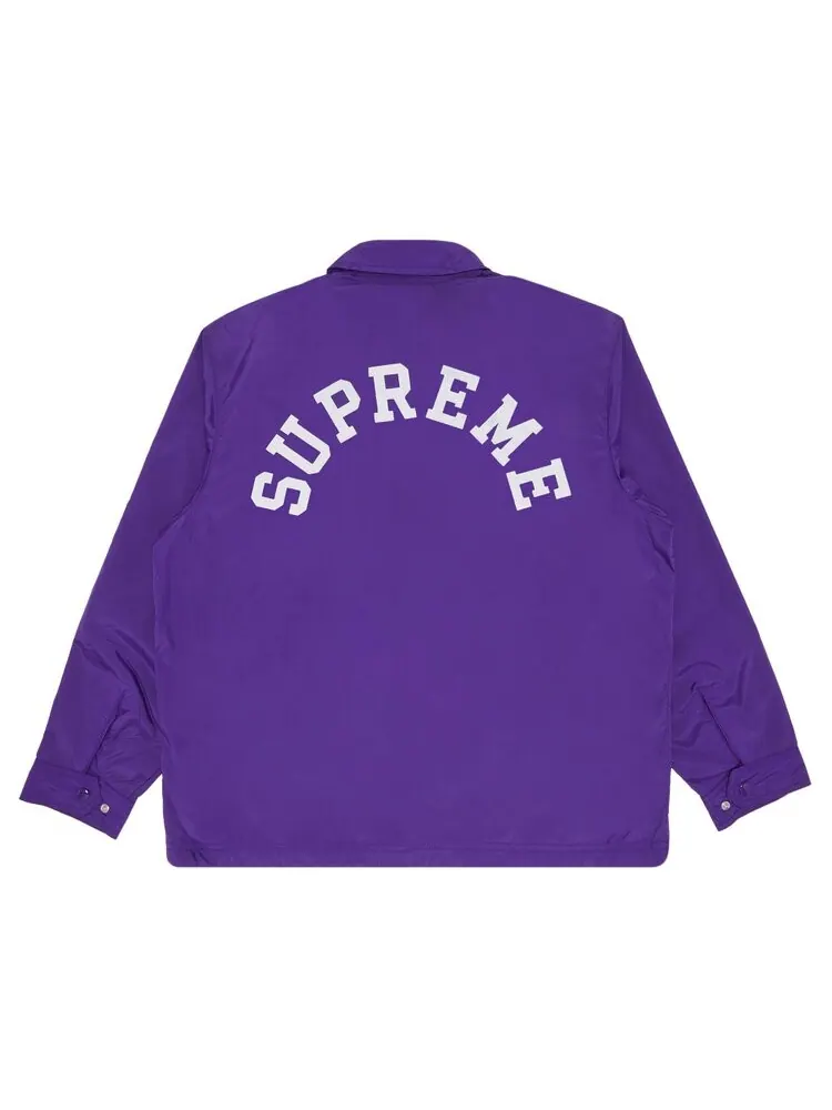 Куртка Supreme x Champion Coaches Jacket — изображение 2 из 3, фиолетовый