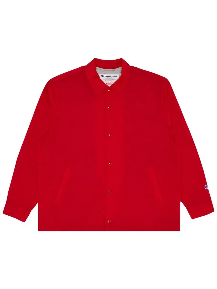 Куртка Supreme x Champion Coaches Jacket — изображение 1 из 3, красный