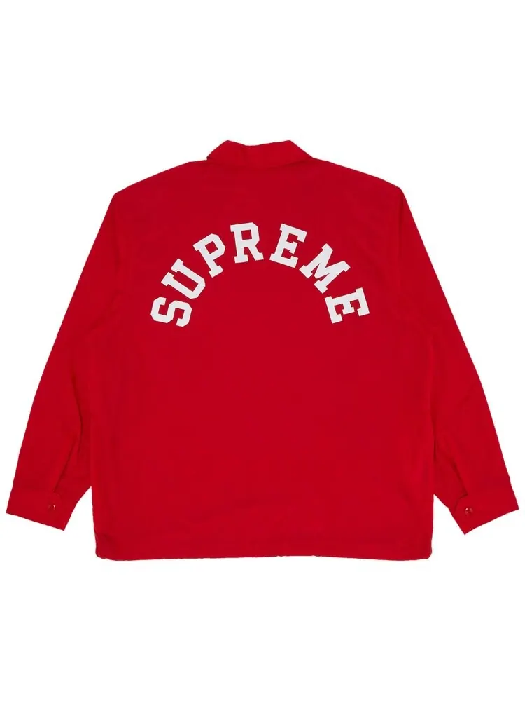 Куртка Supreme x Champion Coaches Jacket — изображение 2 из 3, красный