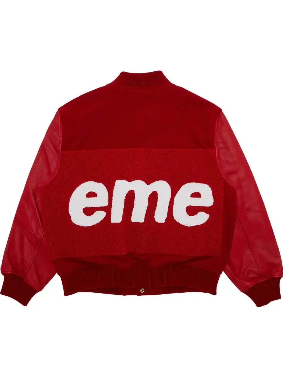 Куртка Supreme Big Logo Chenille Varsity — изображение 2 из 3, красный