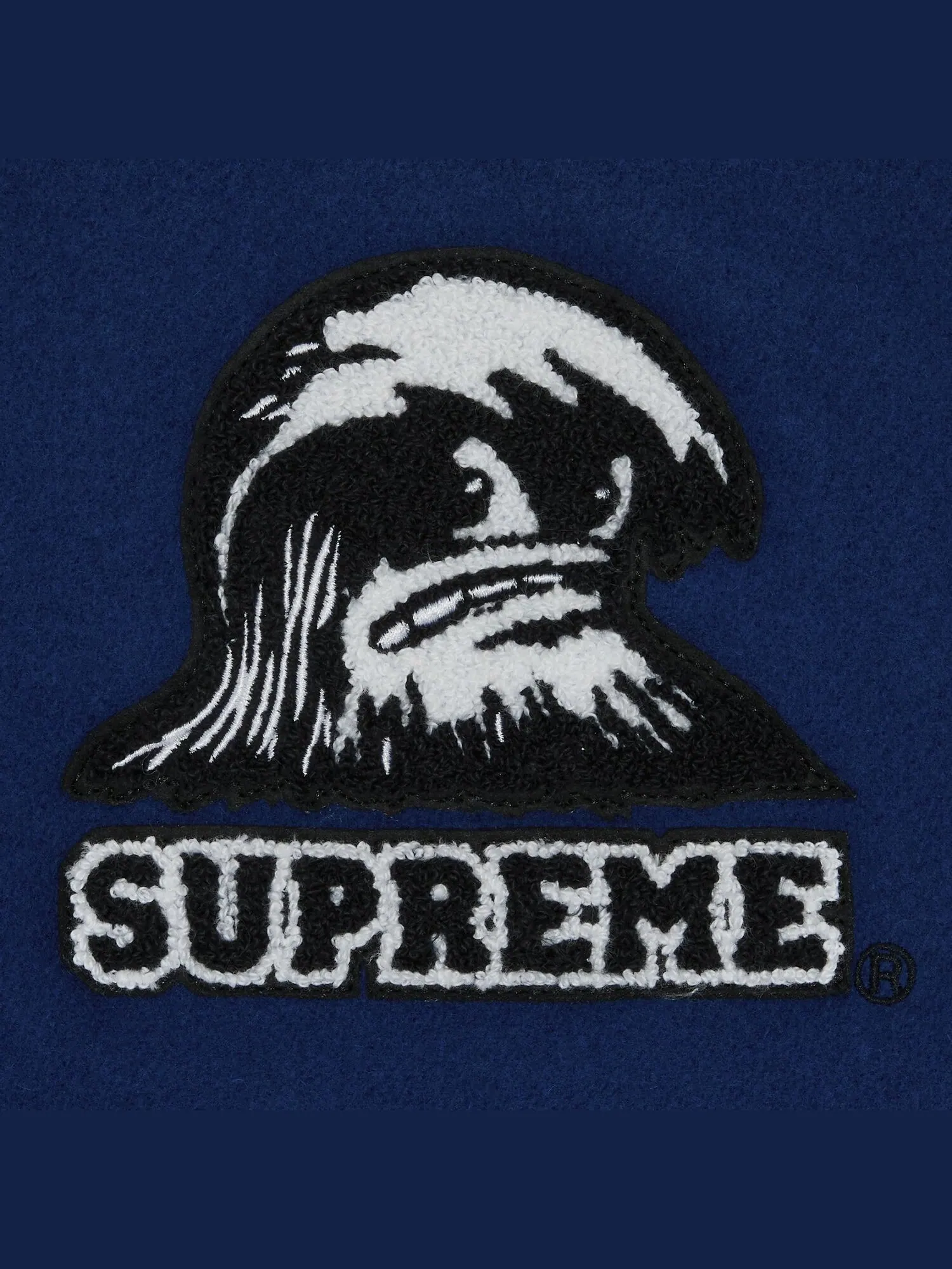 Куртка Supreme Wave Varsity — изображение 3 из 3, синий/мультиколор