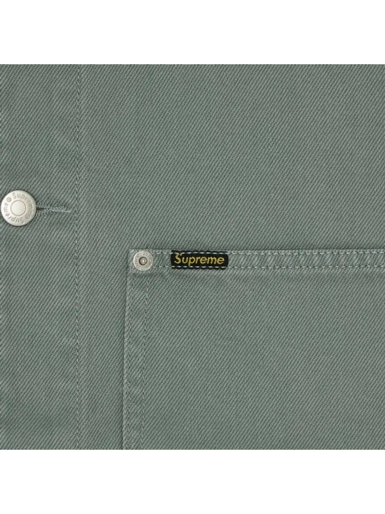 Куртка Supreme Denim Chore Trucker Jacket — изображение 3 из 3, зеленый