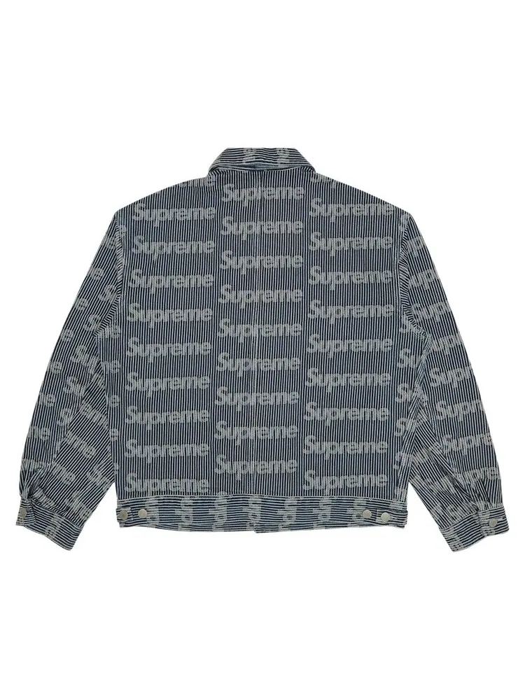 Куртка Supreme Denim Chore Trucker Jacket — изображение 2 из 3, синий