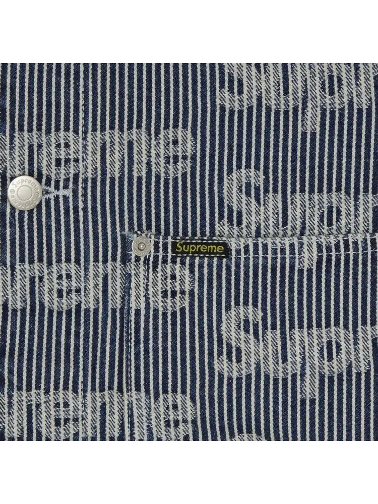 Куртка Supreme Denim Chore Trucker Jacket — изображение 3 из 3, синий