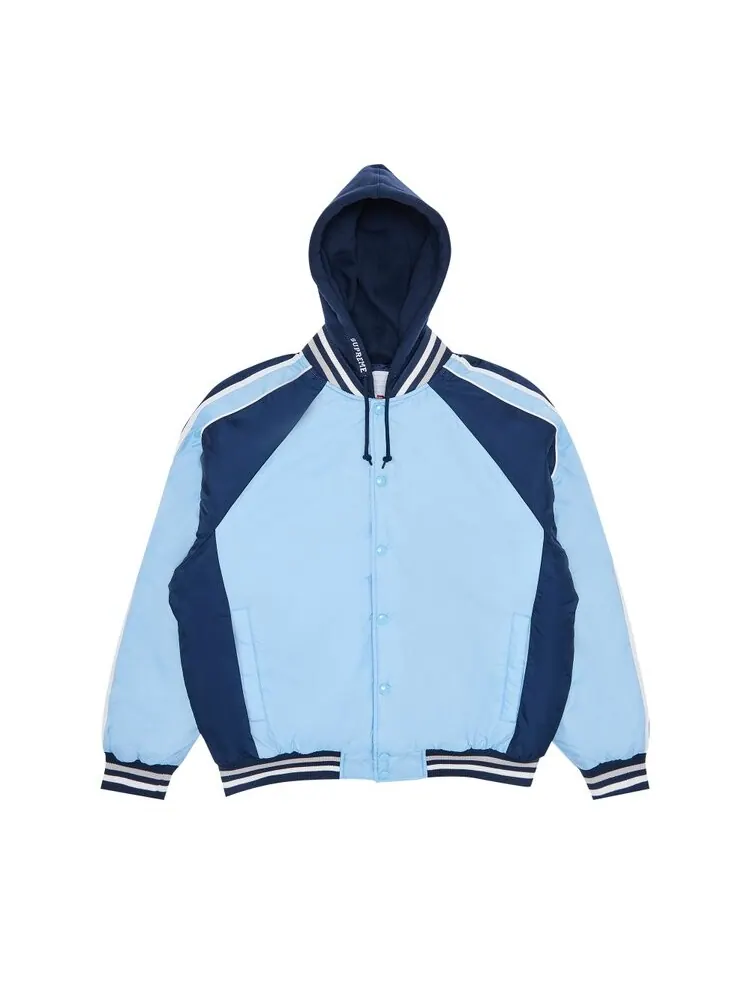 Куртка Supreme Hooded Stadium Jacket — изображение 1 из 3, синий