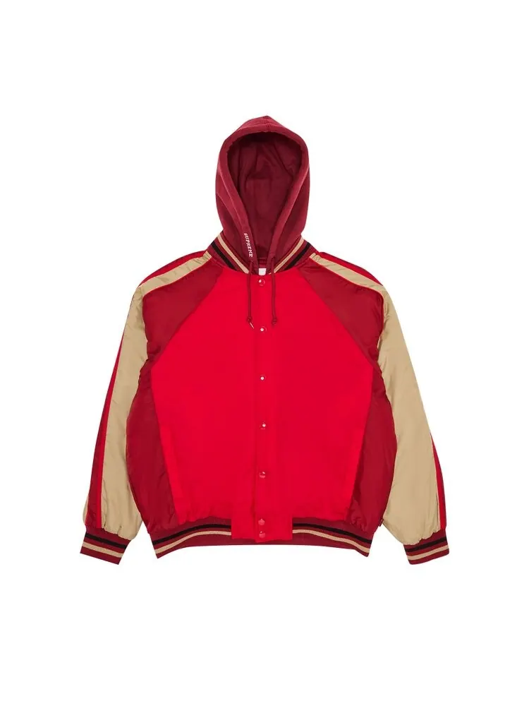 Куртка Supreme Hooded Stadium Jacket — изображение 1 из 3, красный