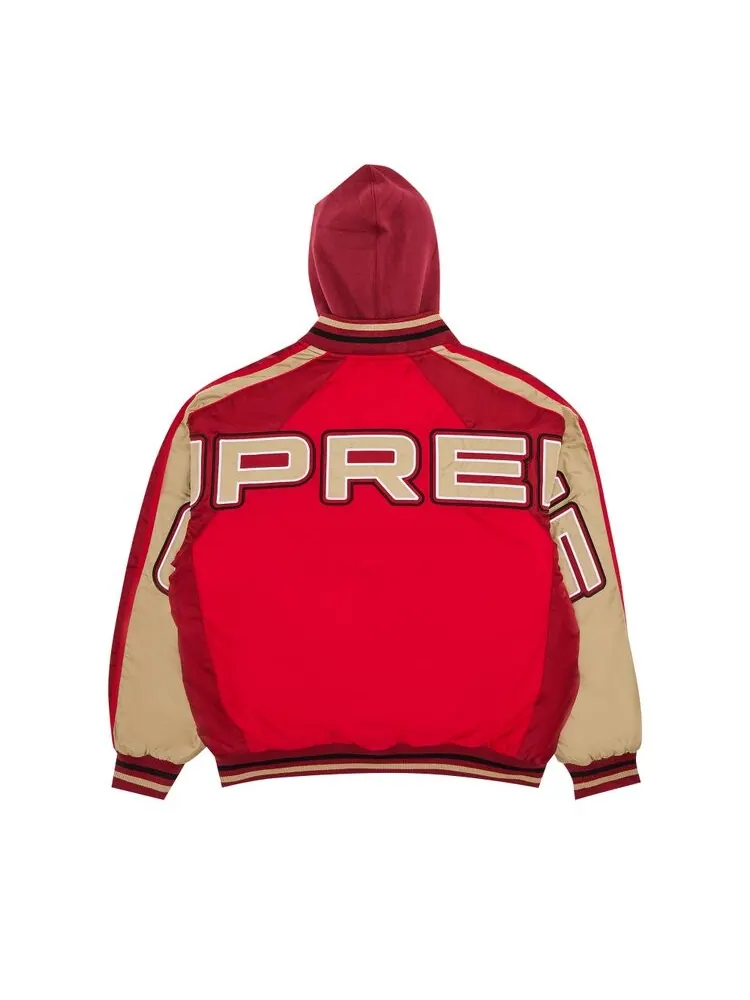 Куртка Supreme Hooded Stadium Jacket — изображение 2 из 3, красный