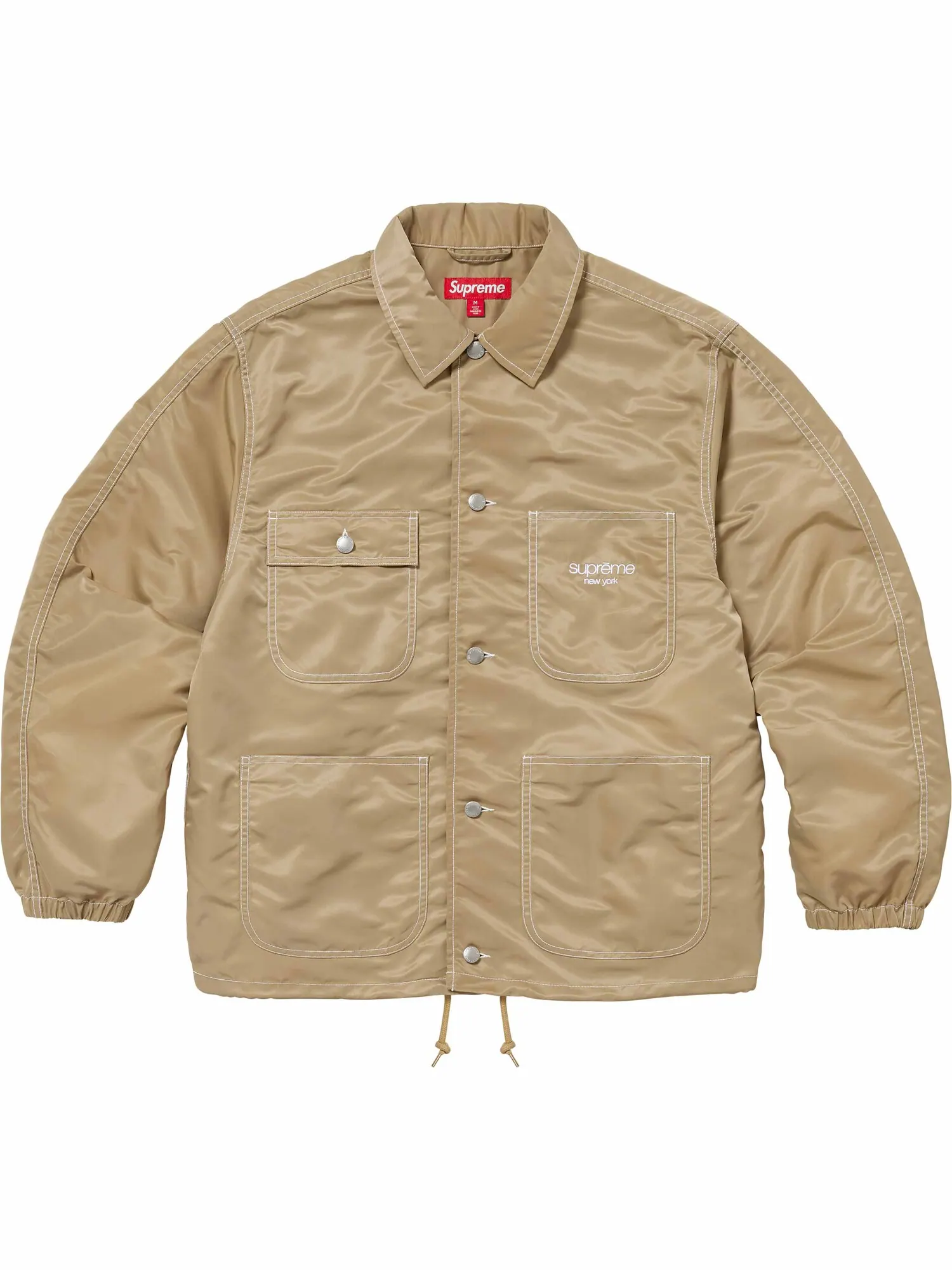 Пальто Supreme Nylon Chore — изображение 1 из 2, бежевый