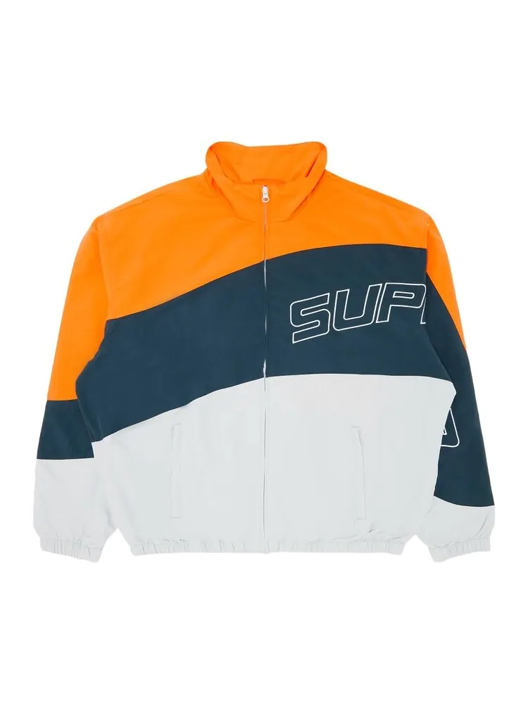 Куртка Supreme Curve Track Jacket — изображение 1 из 3, серый