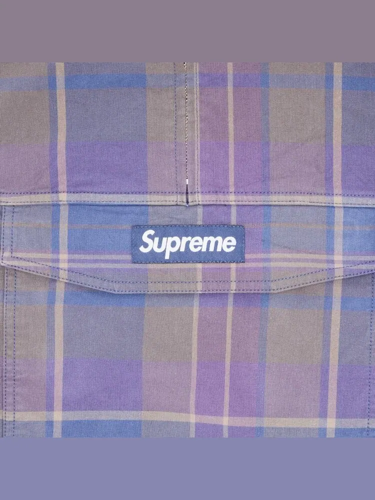 Анорак Supreme Cotton Utility Anorak — изображение 3 из 3, клетчатый