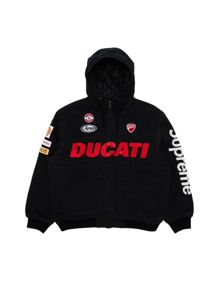 Куртка Supreme x Ducati Hooded Racing Jacket — изображение 1 из 3, черный
