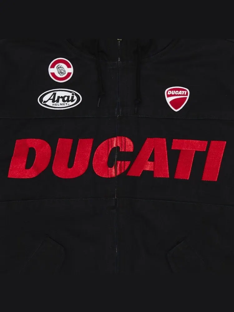 Куртка Supreme x Ducati Hooded Racing Jacket — изображение 3 из 3, черный