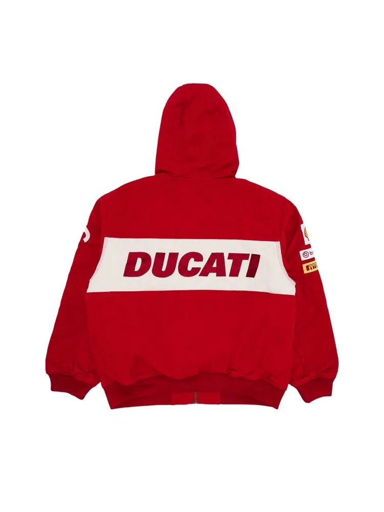 Куртка Supreme x Ducati Hooded Racing Jacket — изображение 2 из 3, красный