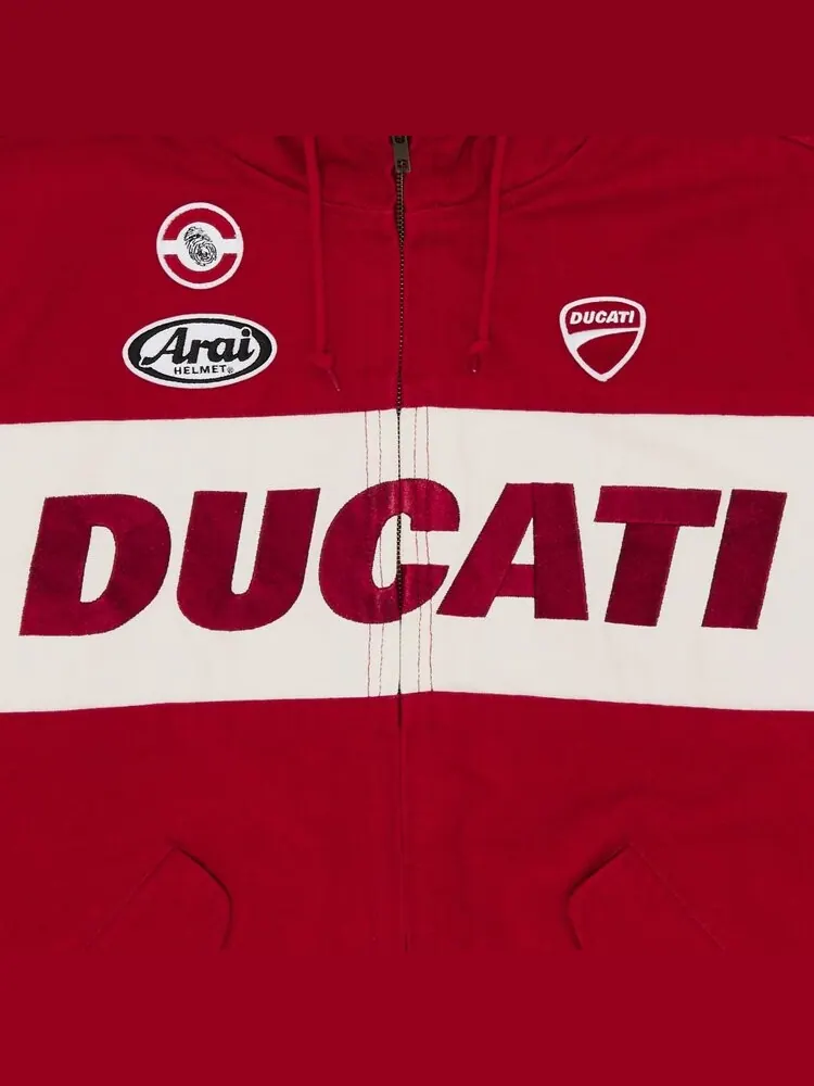 Куртка Supreme x Ducati Hooded Racing Jacket — изображение 3 из 3, красный