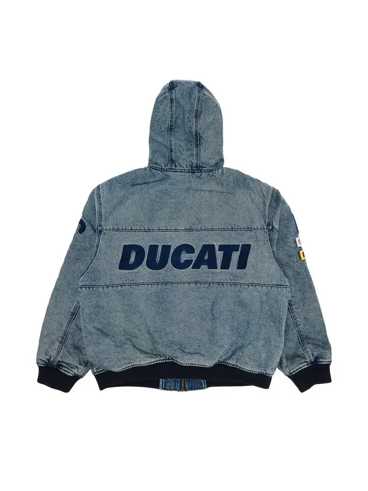 Куртка Supreme x Ducati Hooded Racing Jacket — изображение 2 из 3, синий