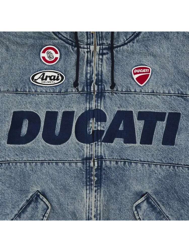 Куртка Supreme x Ducati Hooded Racing Jacket — изображение 3 из 3, синий