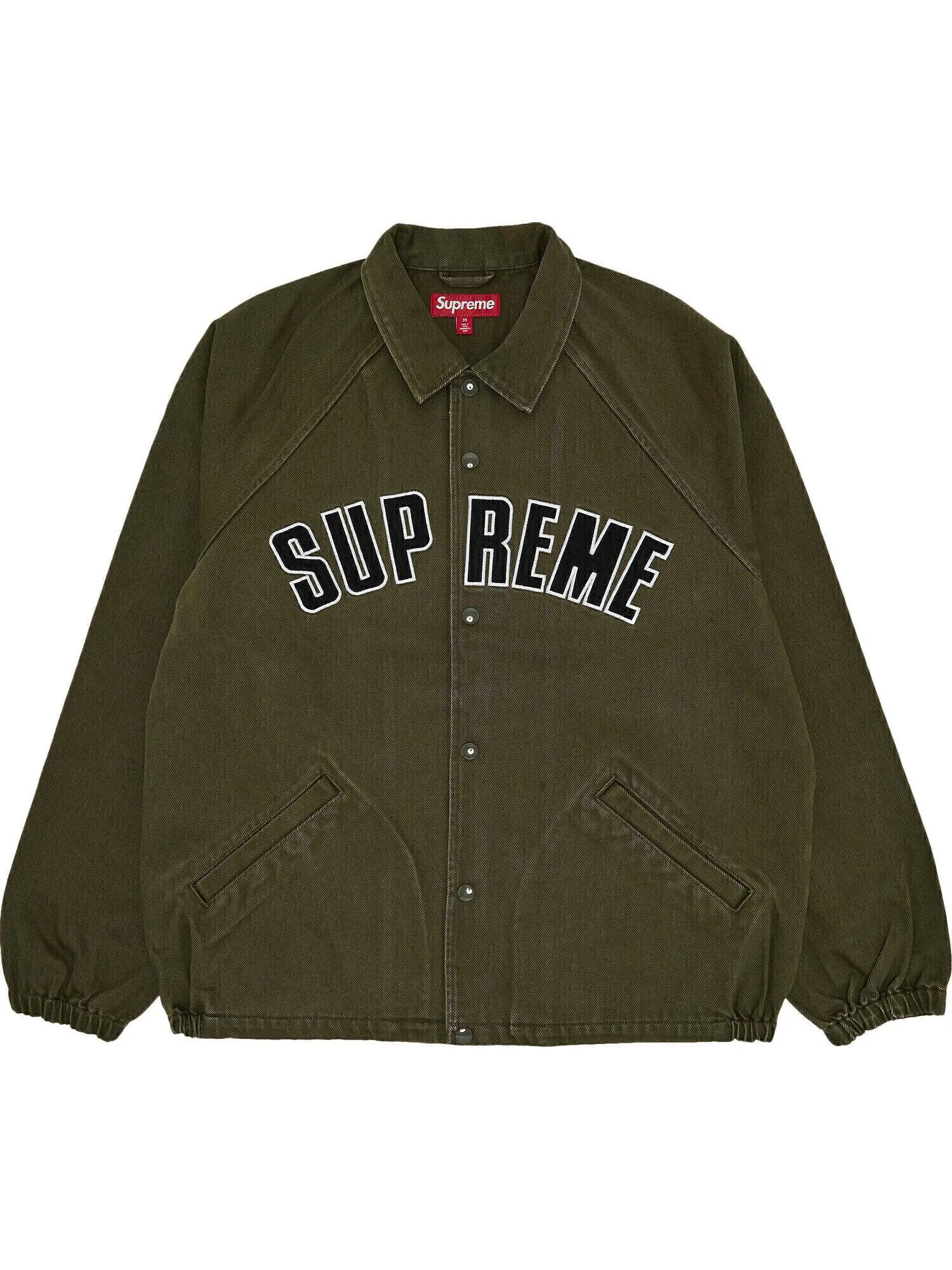 Куртка Supreme Arc Denim Coaches — изображение 1 из 3, зеленый
