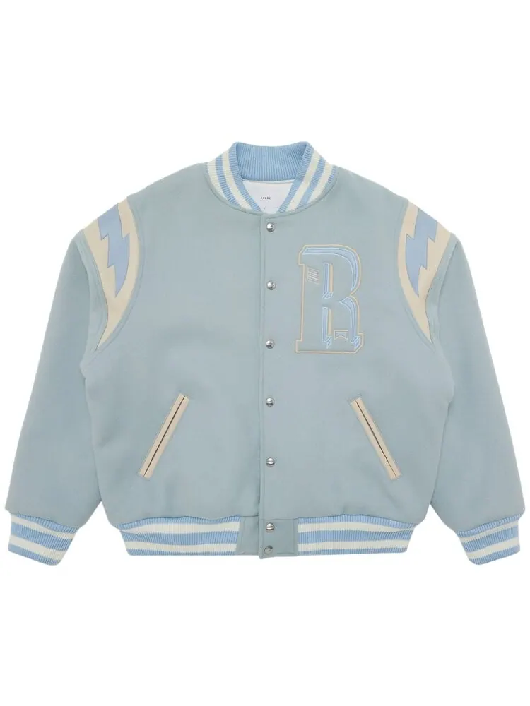 Куртка Rhude Lighting Varsity Jacket — изображение 1 из 3, зеленый