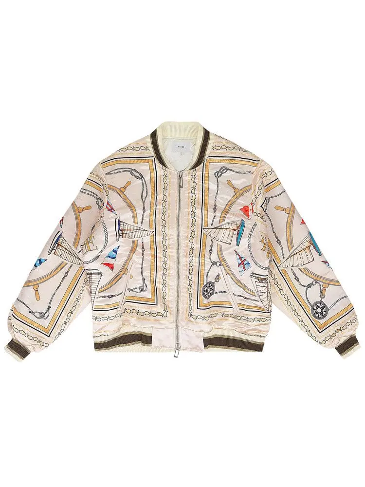 Куртка Rhude Nautica Satin Bomber 'Multicolor' — изображение 1 из 1, мульти