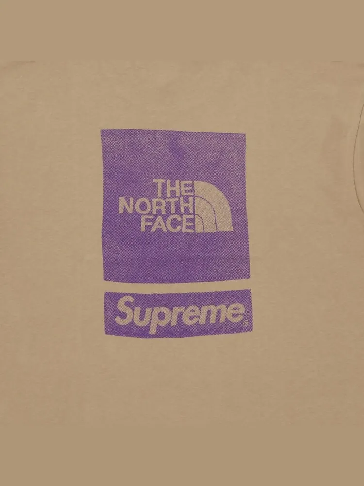 Топ Supreme x The North Face Short-Sleeve Top — изображение 3 из 3, бежевый