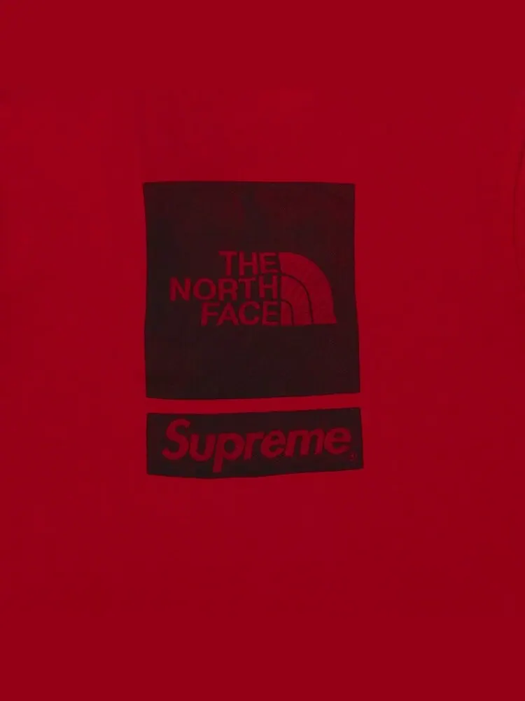 Топ Supreme x The North Face Short-Sleeve Top — изображение 3 из 3, красный