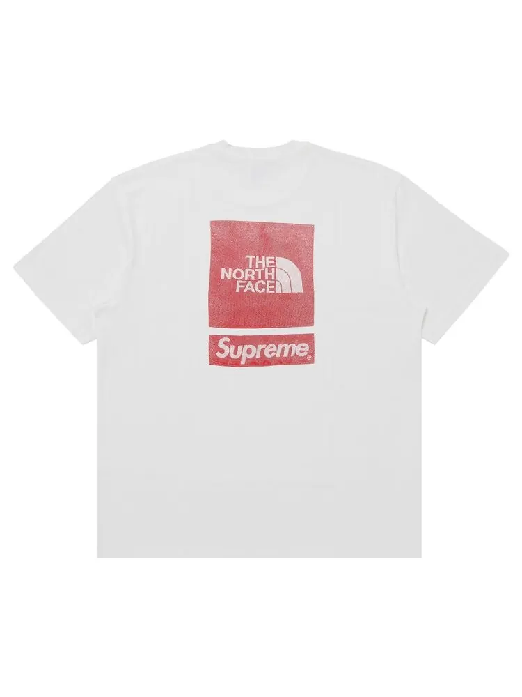 Топ Supreme x The North Face Short-Sleeve Top — изображение 1 из 3, белый