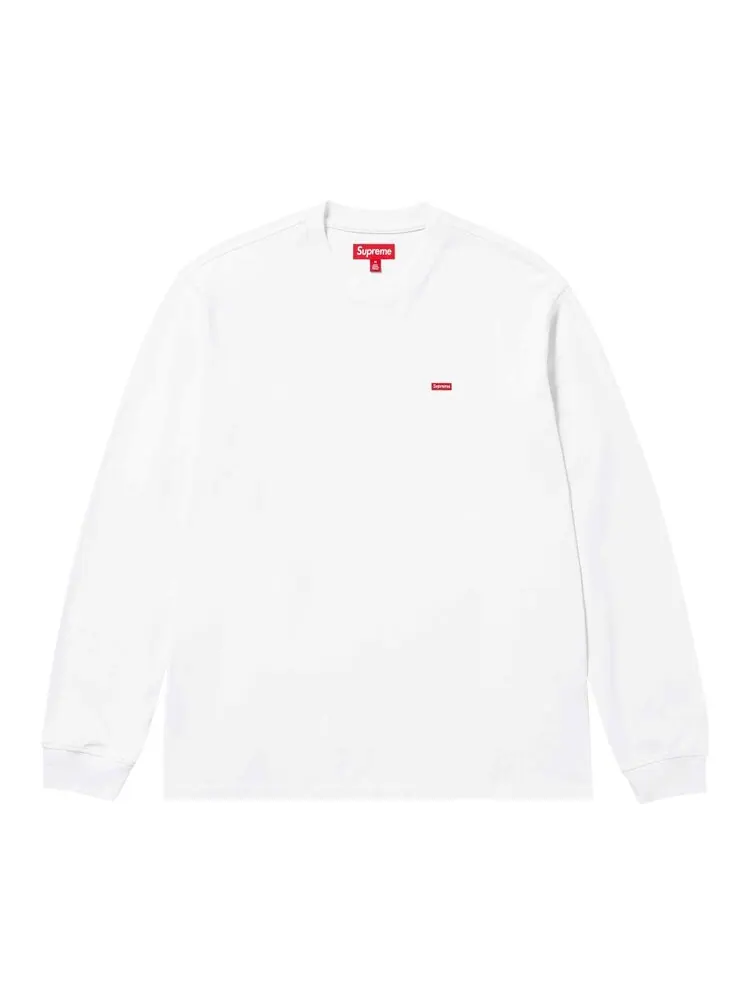 Лонгслив Supreme Small Box 'White' — изображение 1 из 1, белый