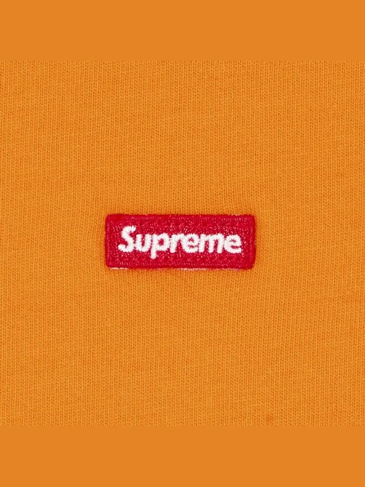 Футболка Supreme Small Box Tee — изображение 2 из 2, оранжевый