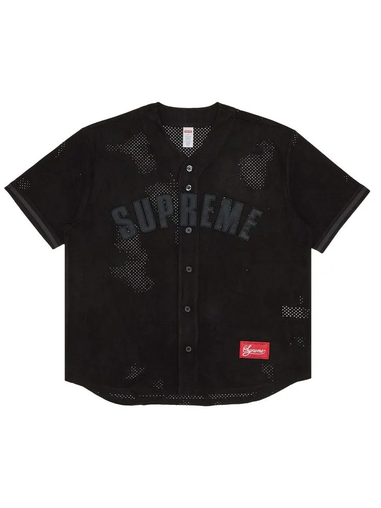 Джерси Supreme Ultrasuede Mesh Baseball Jersey — изображение 1 из 2, черный