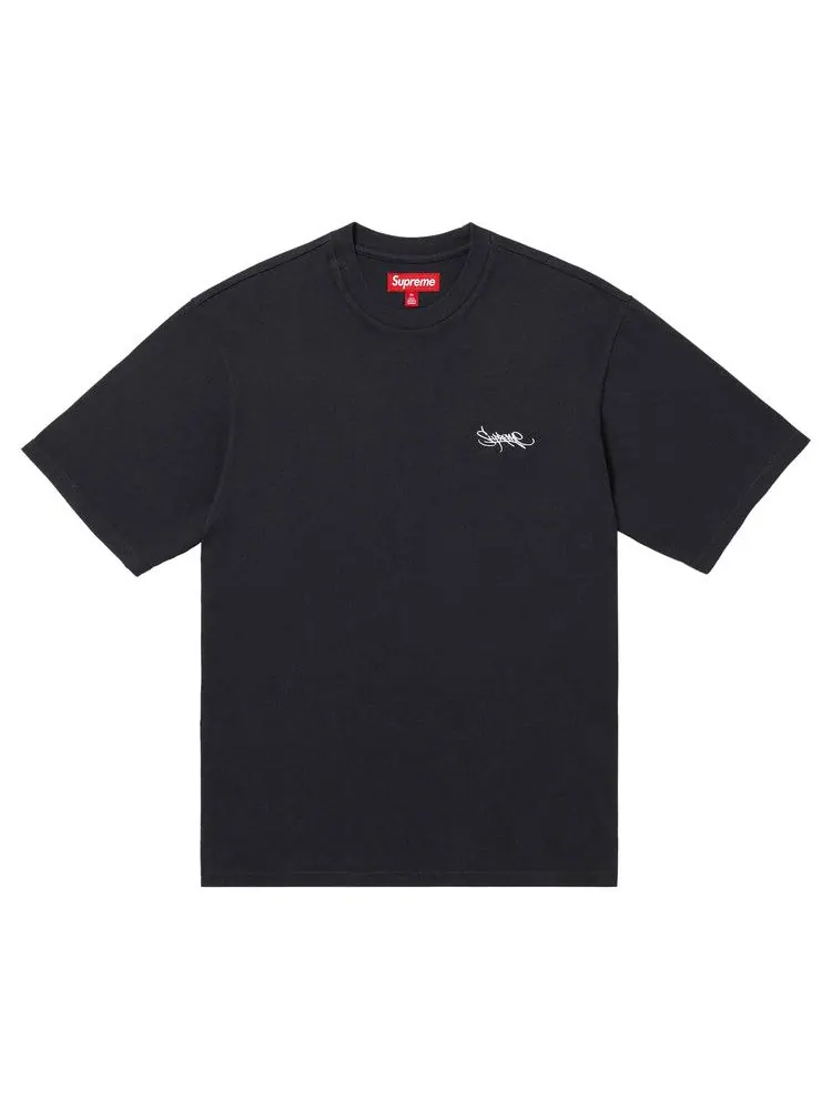 Топ Supreme Washed Tag Short-Sleeve Top — изображение 1 из 1, черный