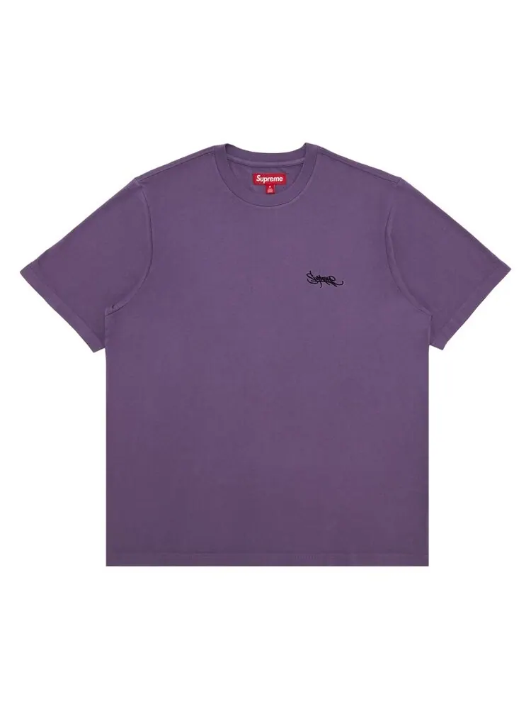Топ Supreme Washed Tag Short-Sleeve Top — изображение 1 из 2, фиолетовый
