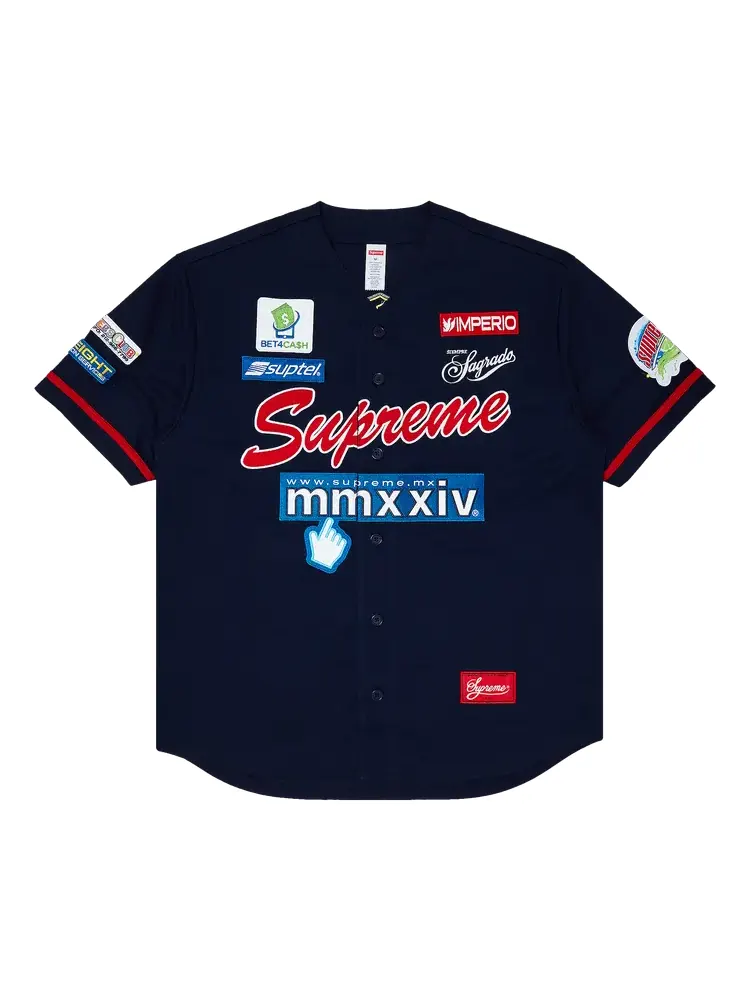 Джерси Supreme Chosen One Baseball Jersey — изображение 1 из 3, темно-синий