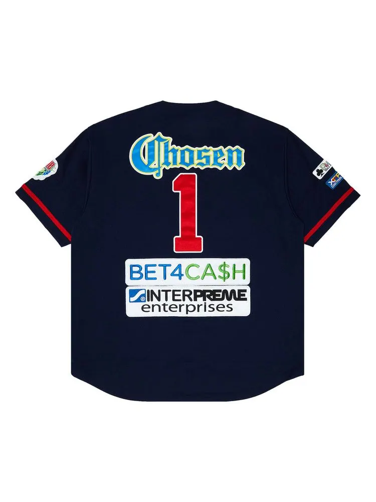 Джерси Supreme Chosen One Baseball Jersey — изображение 2 из 3, темно-синий