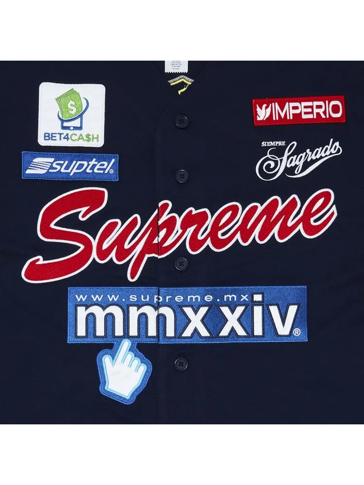 Джерси Supreme Chosen One Baseball Jersey — изображение 3 из 3, темно-синий