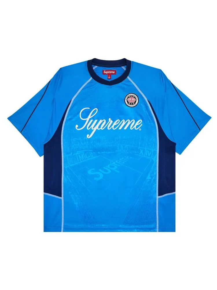 Джерси Supreme Jacquard Soccer Jersey Blue — изображение 1 из 3, синий