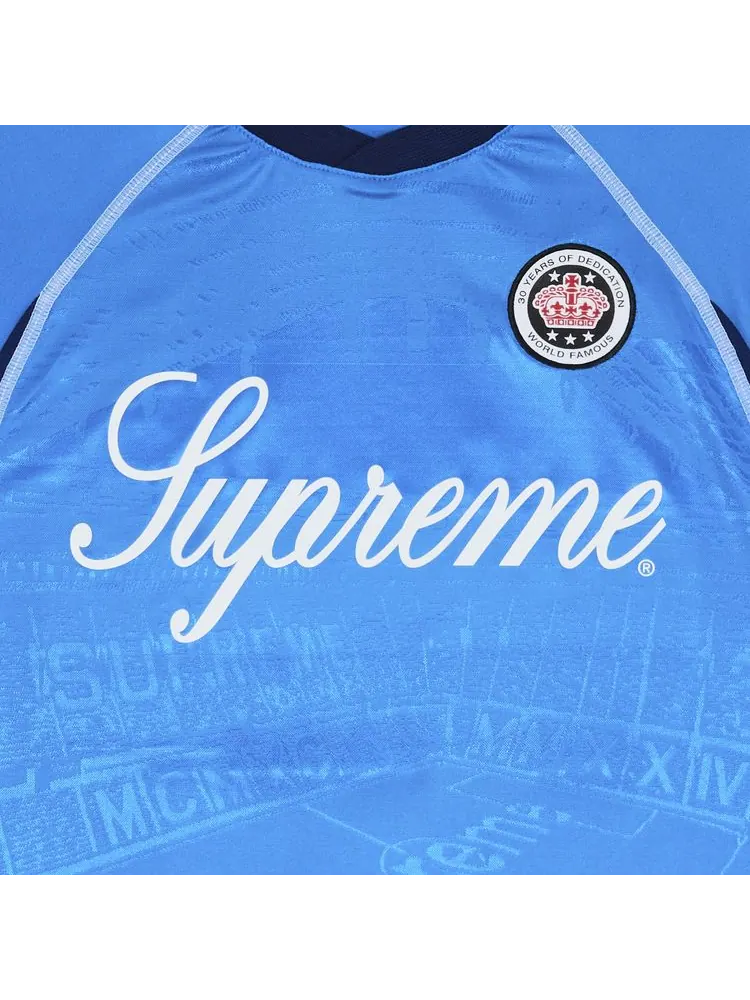 Джерси Supreme Jacquard Soccer Jersey Blue — изображение 3 из 3, синий
