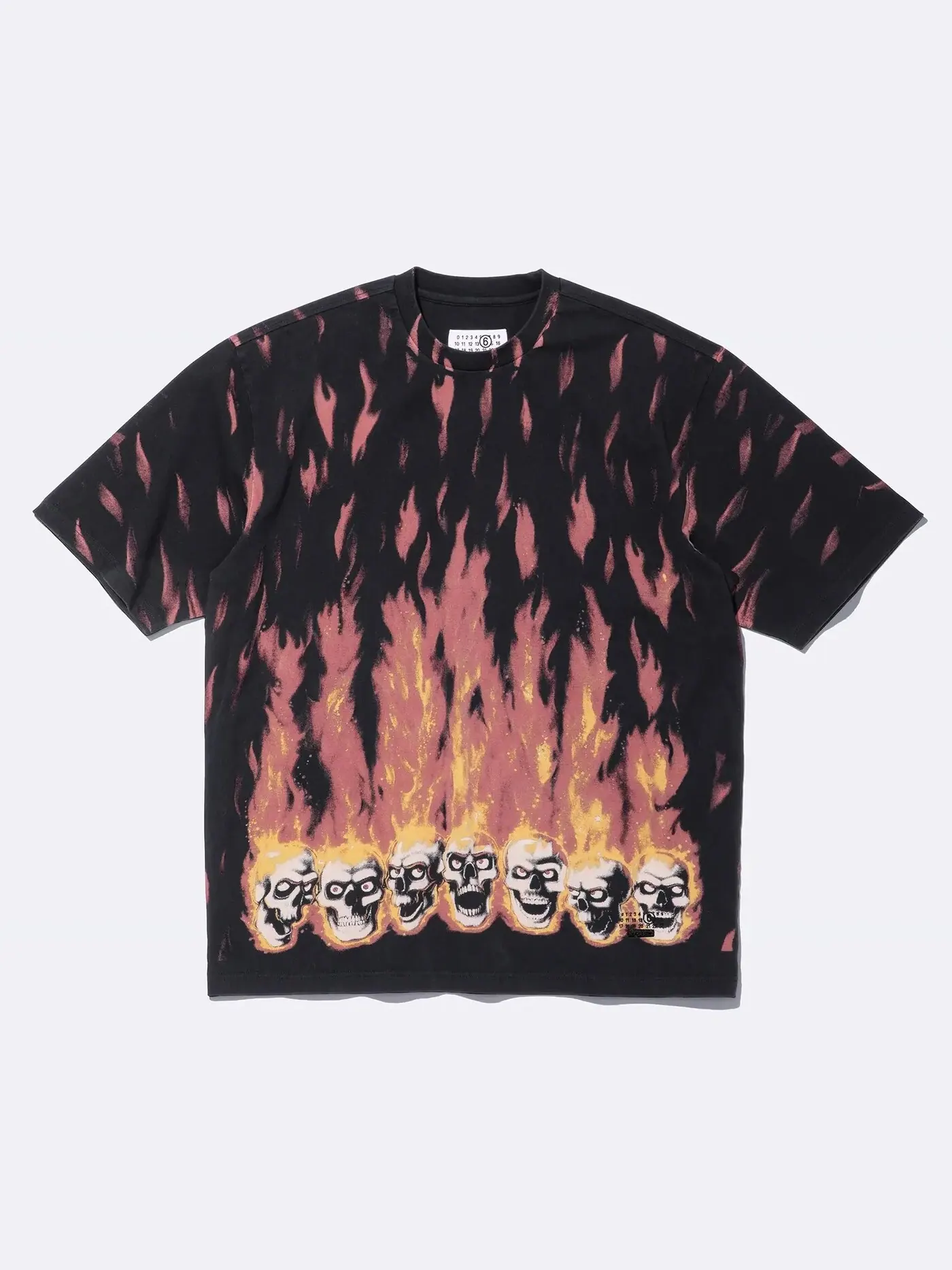 Футболка оверсайз Supreme x MM6 Maison Margiela Liquid Blue — изображение 1 из 4, черный